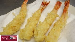 How To Stretch Shrimp For Tempura  How To Make Sushi Series [upl. by Reltuc]