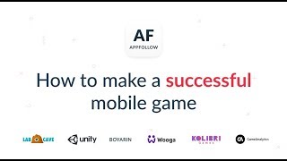 How to create a successful mobile game Webinar wGameAnalytics Lab Cave Unity amp Wooga [upl. by Opal242]