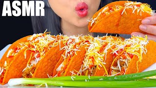 Taco Bell Nacho Cheese Doritos® Locos Crunchy Tacos Homemade ASMR Phan [upl. by Ahsinawt188]