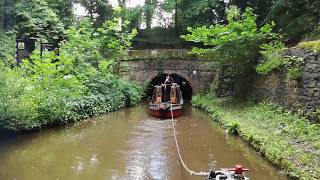 Hyde Bank Tunnel  Lower Peak Forest Canal [upl. by Ail]