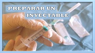 Aprende a PREPARAR un INYECTABLE [upl. by Essilevi]