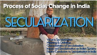 BAMA Standard  Sociology According to NEP2020 SOCIOL CHANGE IN INDIA SECULARIZATION [upl. by Braynard]