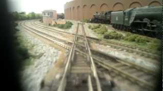 North East model railway  DMU Cab Ride Calling all Stations again [upl. by Ahc]