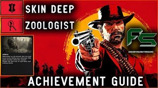 Red Dead Redemption 2  Zoologist amp Skin Deep Achievement Guide [upl. by Urias269]