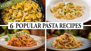 6 Must Try Popular Pasta Recipes  A Gastronomic Journey [upl. by Vierno]