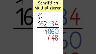 Schriftlich Multiplizieren mit zweistelligen Zahlen [upl. by Woodson]