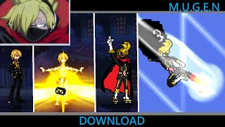 Sanji OSoba Mask Stealth Black Mugen  Diable JambeHell memoriesSoba Kick [upl. by Ardnazil]