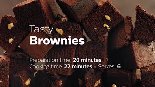 Airfryer Brownies Recipe in the Philips Airfryer XXL HD9630 [upl. by Lebasile]