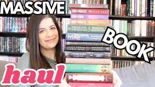 MASSIVE BOOK HAUL [upl. by Xila437]