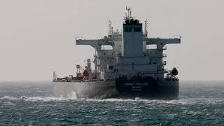 Front Pollux and JPO Aquarius inbound at Point Lonsdale Victoria Australia [upl. by Ahsercel331]