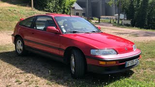 Le YOUNGTIMER à létat pur  Honda CRX VTEC de 1992 [upl. by Dnomasor384]