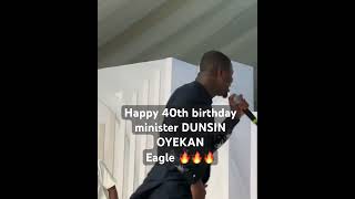 Bidemi OLAOBA ministering live at DUNSIN oyekan’s 40th birthday DunsinOyekan youtube music God [upl. by Nabetse]