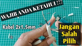 Ternyata Ini Perbedaan Sebenarnya Kabel 2x15 mm Mahal Vs Kabel 2x15 mm Murah [upl. by Adneral]