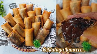 LUMPIA ISI Pisang Coklat Keju [upl. by Adnolahs808]