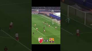 2x5 💀💀 barcelona 5x2 crvenazvezda ucl championsleague uefa video edit football soccer [upl. by Fraze817]