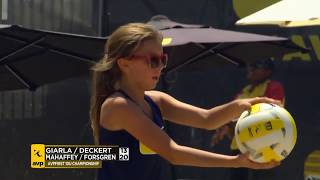 AVPFirst Manhattan Beach Showcase 2017 Girls 10U Finals [upl. by Atonsah]