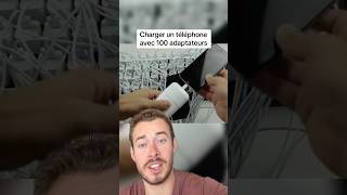 Charger un téléphone avec 100 adaptateurs 🤔 [upl. by Etnaik]