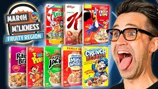 March Milkness Taste Test Fruity Cereals [upl. by Lotsirhc]