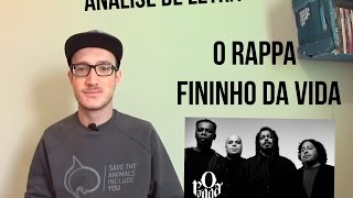 Análise de Letra  O Rappa  Fininho da vida [upl. by Haggerty]