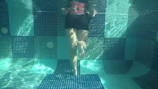 Hydrotherapy  Aquatic Therapy Exercises for Lower Limb Rehab Heel Flick [upl. by Tomkiel]