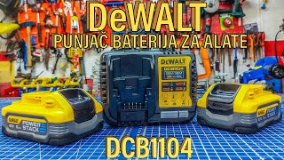 DEWALT DCB1104 PUNJAC ZA BATERIJE ALATA [upl. by Oatis]