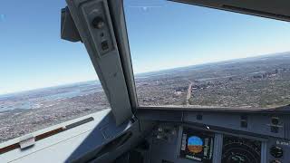 LaGuardia Rnav X 31 landing [upl. by Opaline]