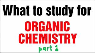 What to study for CSIR NET organic chemistrypart 1 [upl. by Gwenora]