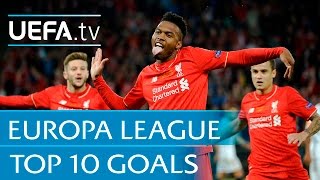 UEFA Europa League 201516  Top ten goals [upl. by Atinaej86]