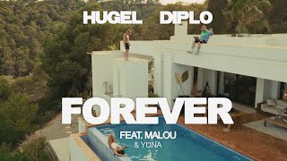 HUGEL Diplo  Forever feat Malou amp Yuna Official Visualizer [upl. by Ramat218]