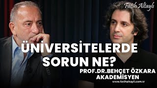 quotEn yüksek puanları aldım bütün mülakatlarda elendimquot  Prof Dr Behçet Özkara amp Fatih Altaylı [upl. by Bauer]