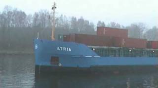 Containerschiff MS quotGÖTALANDquot im NordOstseeKanal [upl. by Ydroj]