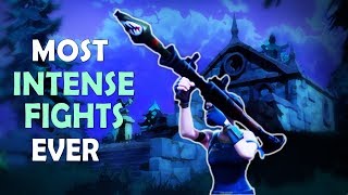 OUTNUMBERED INTENSE FIGHTS  AGGRESSIVE CLUTCHES  Fortnite Battle Royale [upl. by Ynagoham]