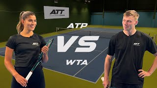 ATP vs WTA Michelle vs Luke tiebreak to 10 [upl. by Enylrac]