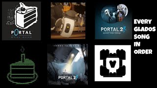 Every GLaDOS Song In Order Basically [upl. by Ezar125]