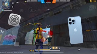 Best Settings⚙️Iphone 13 pro max 📱Free fire🔥Highlights🇧🇷 [upl. by Eissen]