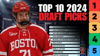 My NHL 2024 Draft MOCK DRAFT [upl. by Nodrog]