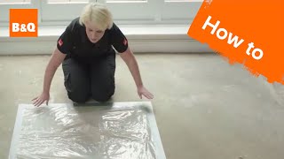 How to lay flooring part 1 preparation [upl. by Sardella926]