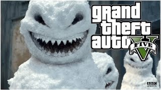 GEFÄHRLICHER KILLER SCHNEEMANN IN GTA 5 [upl. by Rodgers62]