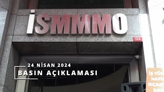 MaliMüşavirlerinSesineKulakVerin İSMMMO Basın Açıklaması  24042024 [upl. by Ennaid]