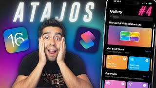 ShortcutsAtajos que DEBES Tener en iOS 16 🤯 [upl. by Isawk]