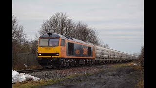 GBRF 60095  Lynemouth Biomass  2019 HD [upl. by Acinomal]