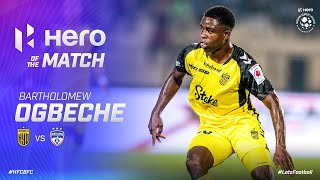 Bartholomew Ogbeche  Hero of the Match  Hyderabad FC 10 Bengaluru FC  MW 3 Hero ISL 202223 [upl. by Yendic]