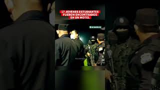 ultimahora 17 Jóvenes Estudiantes fuer0n enc0ntrad0s en Un Motel en el salvador 🚨 [upl. by Sonnie]