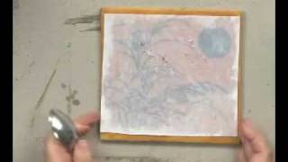 Encaustic  Photocopy Transfer [upl. by Siubhan]