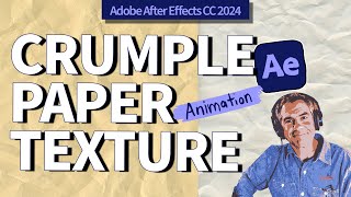 How To Animate Crumpled Paper Textures in After Effects [upl. by Llednahs331]