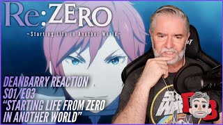 Re Zero S01E03 quotStarting Life From Zero In Another Worldquot REACTION [upl. by Ynaffat]