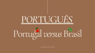 Diferenças entre Português de Portugal e do Brasil [upl. by Niamrej]