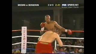 Jean BergeronMarcelles Brown highlights boxing [upl. by Hola]