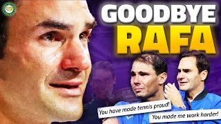 Federer REACTION to Nadal Retirement at Davis Cup 2024 😢  GTL Tennis News [upl. by Gratt599]