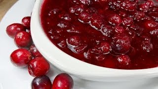 Salsa de Arándanos Cranberry Sauce [upl. by Anawot598]